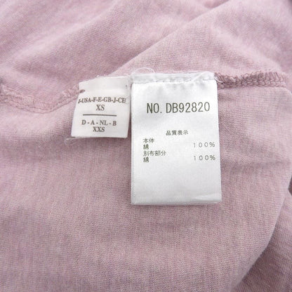 Brunello Cucinelli Cotton Bicolor Short Sleeve Polo Shirt Top Pink Light Blue XS — view 4