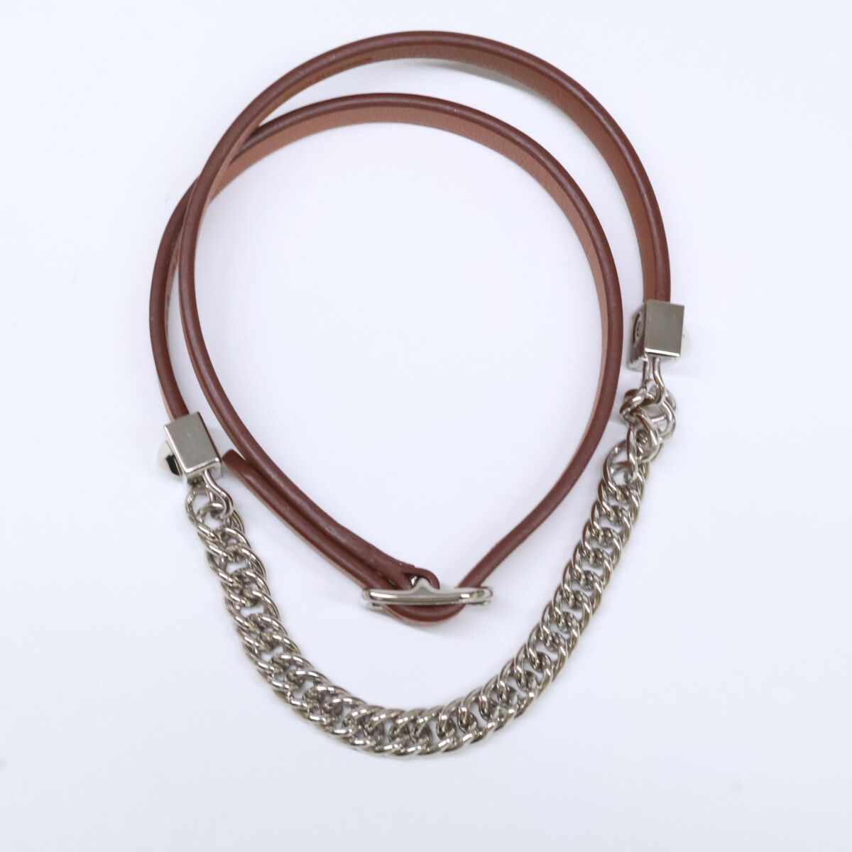 Hermes Kelly Gourmette Triple Tour T2 Bracelet — view 6