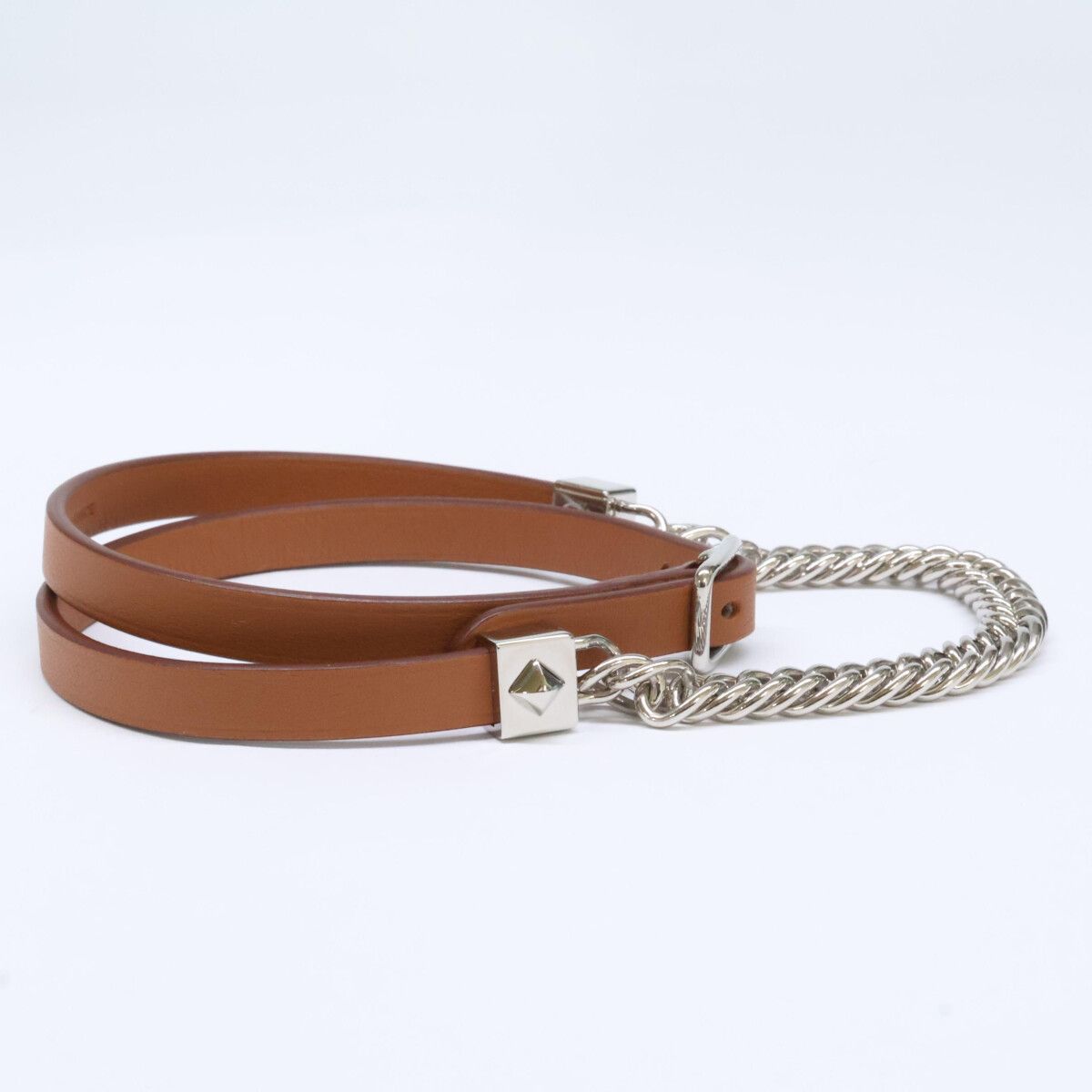 Hermes Kelly Gourmette Triple Tour T2 Bracelet — view 5