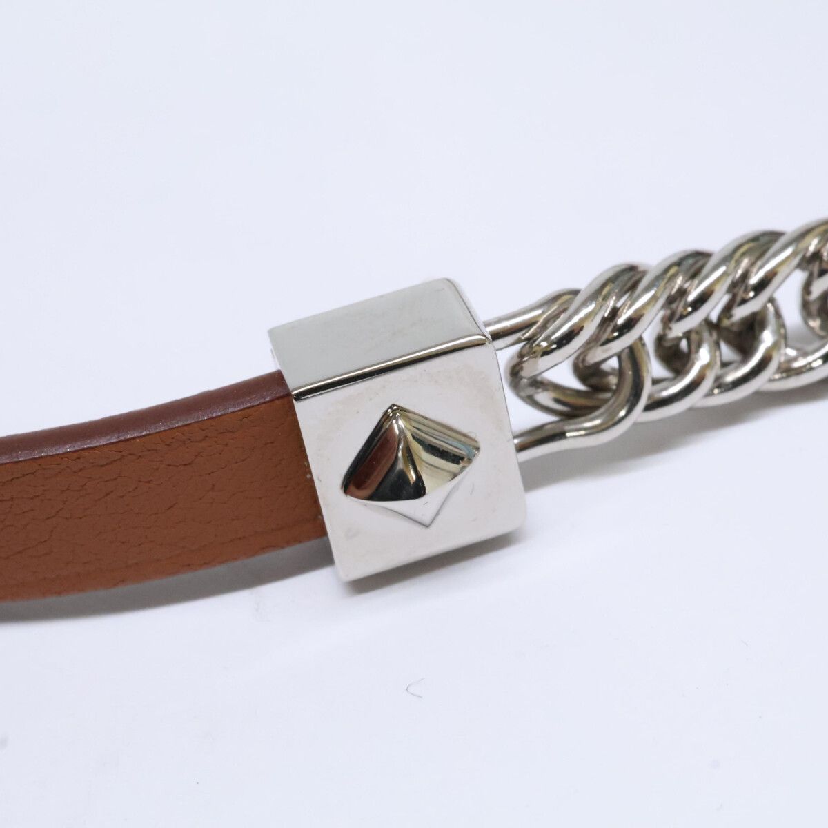 Hermes Kelly Gourmette Triple Tour T2 Bracelet — view 7