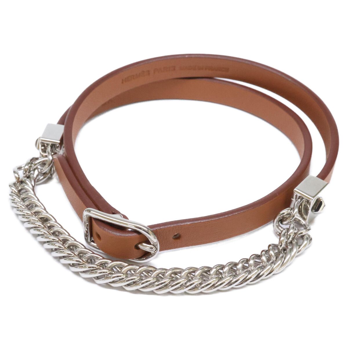 Hermes Kelly Gourmette Triple Tour T2 Bracelet
