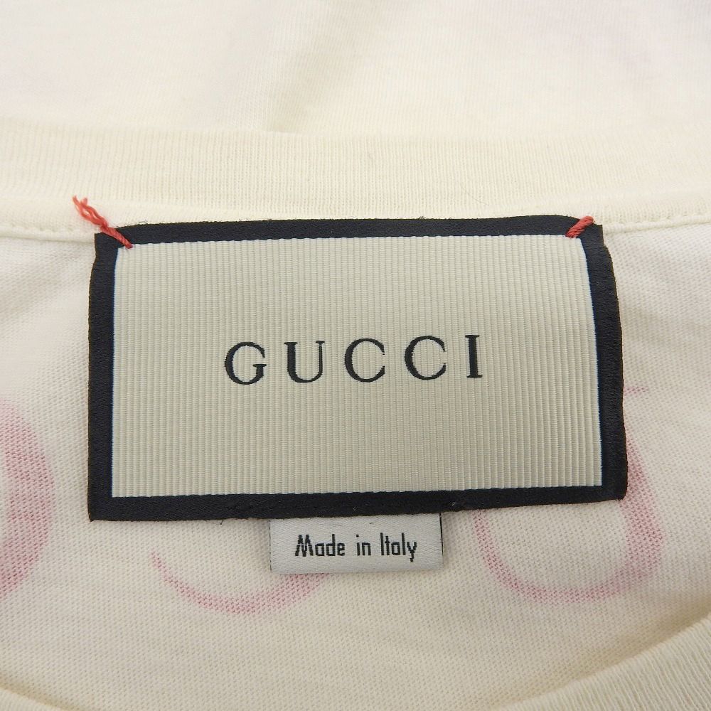 Gucci Shark Print T-Shirt Top Ivory XS — view 3