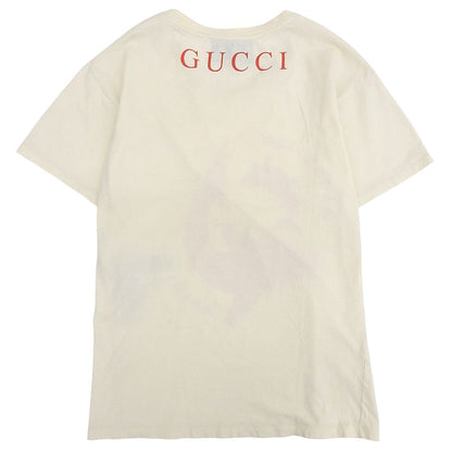Gucci Shark Print T-Shirt Top Ivory XS — view 2