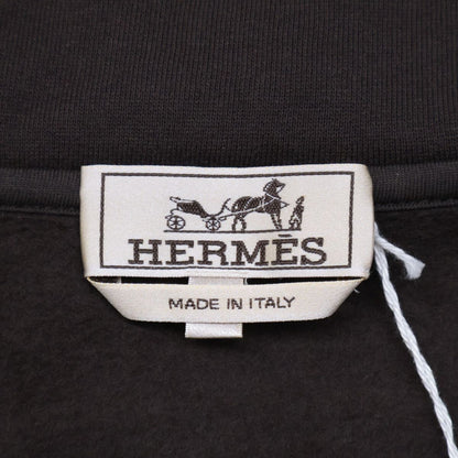 Hermes Nylon Trim Zip Up Hoodie — view 6