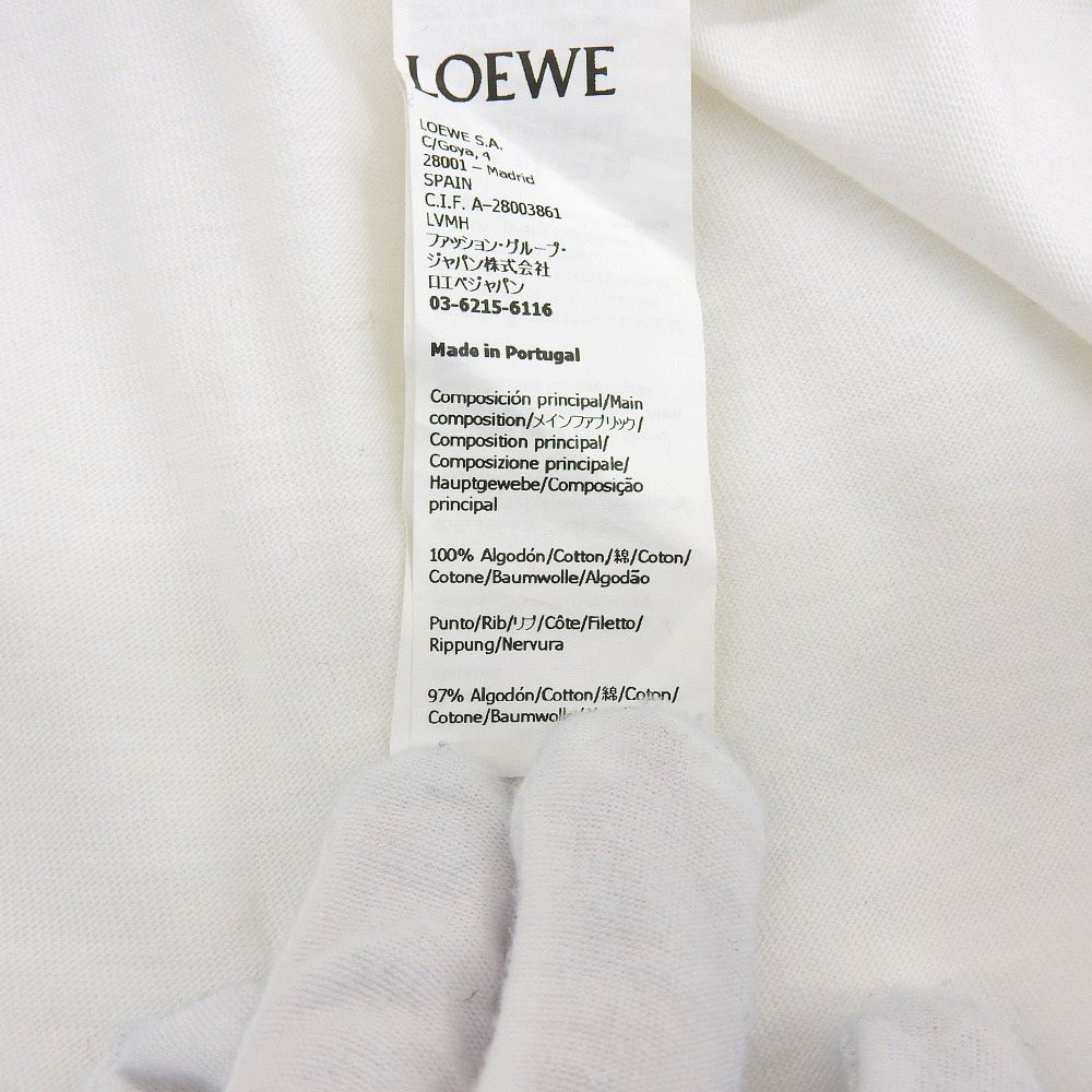 Loewe Pixel Anagram T-Shirt Top White XS — view 4