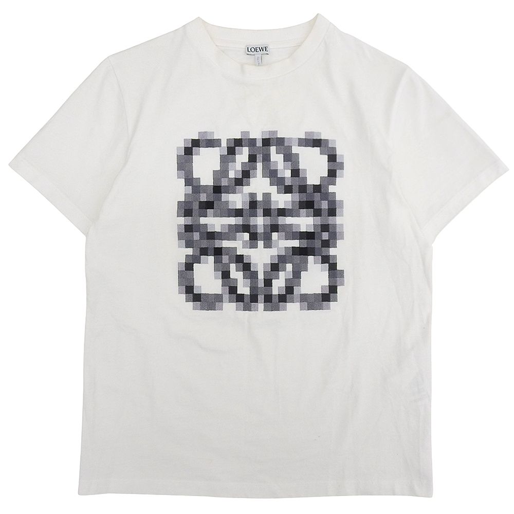 Loewe Pixel Anagram T-Shirt Top White XS