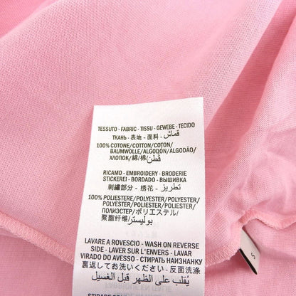 Gucci Tennis Embroidery Logo T-Shirt Top Pink — view 4