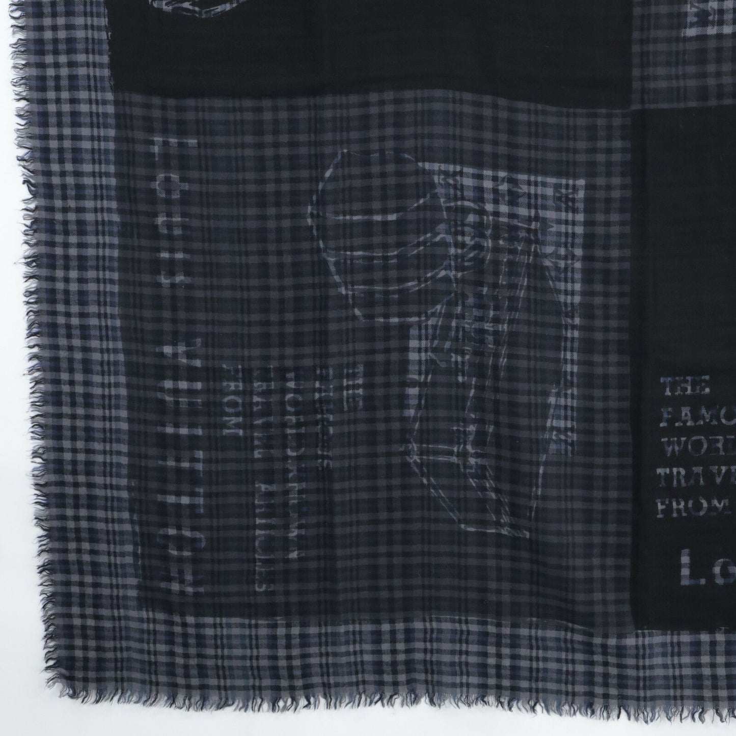 Louis Vuitton Plaid Letter Sling Scarf — view 5