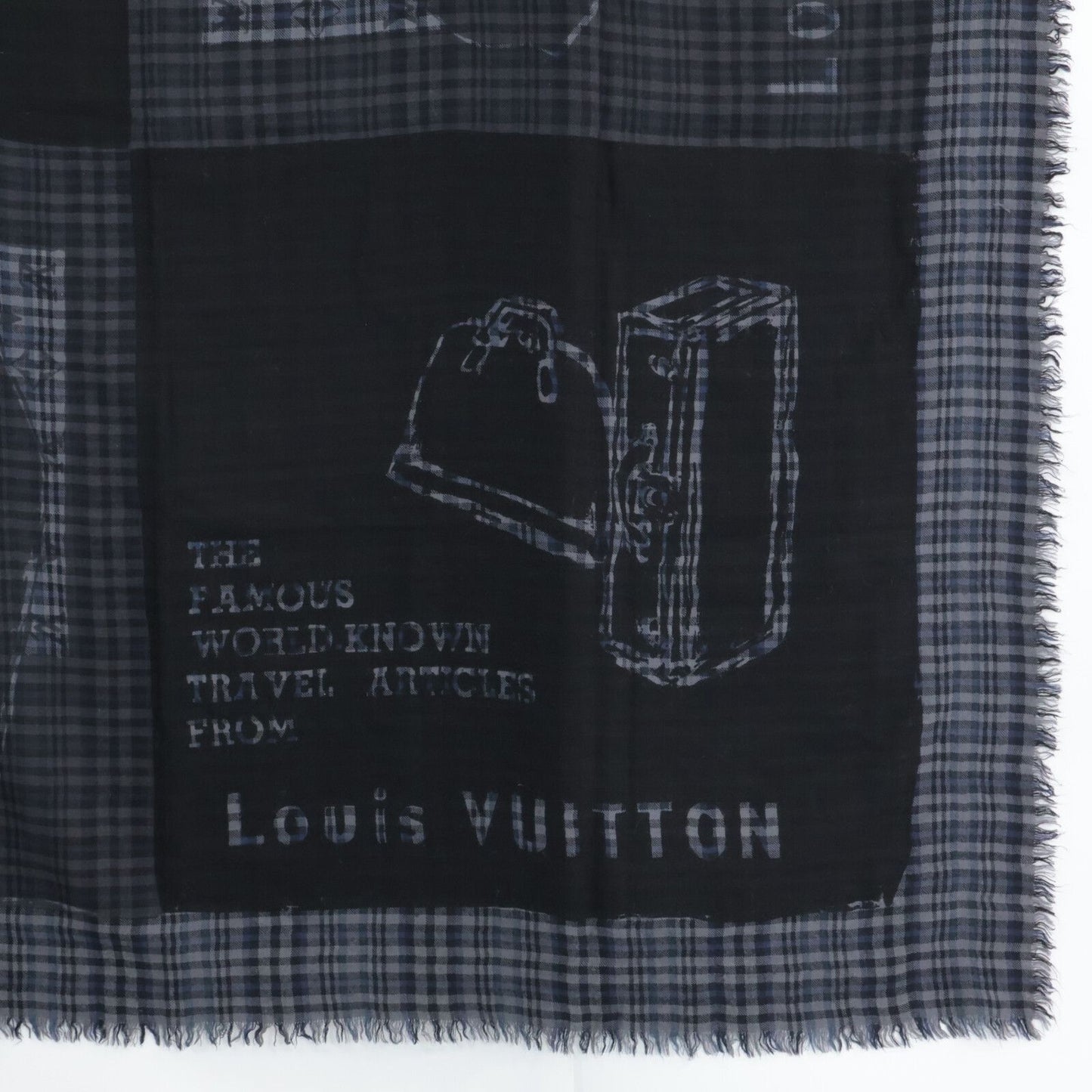 Louis Vuitton Plaid Letter Sling Scarf — view 6