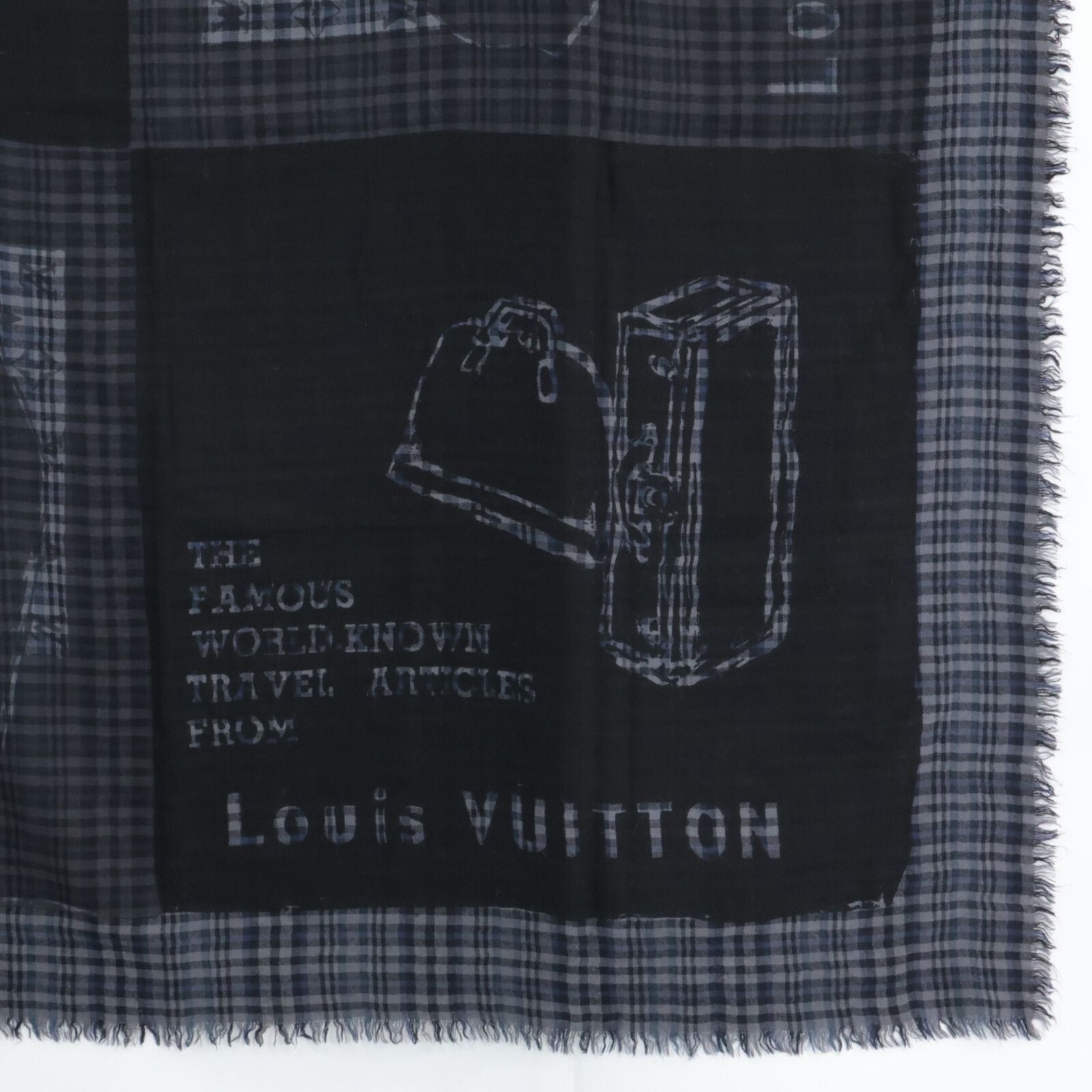 Louis Vuitton Plaid Letter Sling Scarf — view 6