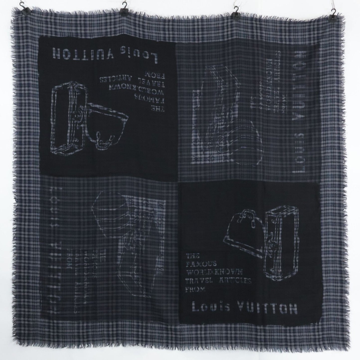 Louis Vuitton Plaid Letter Sling Scarf — view 2