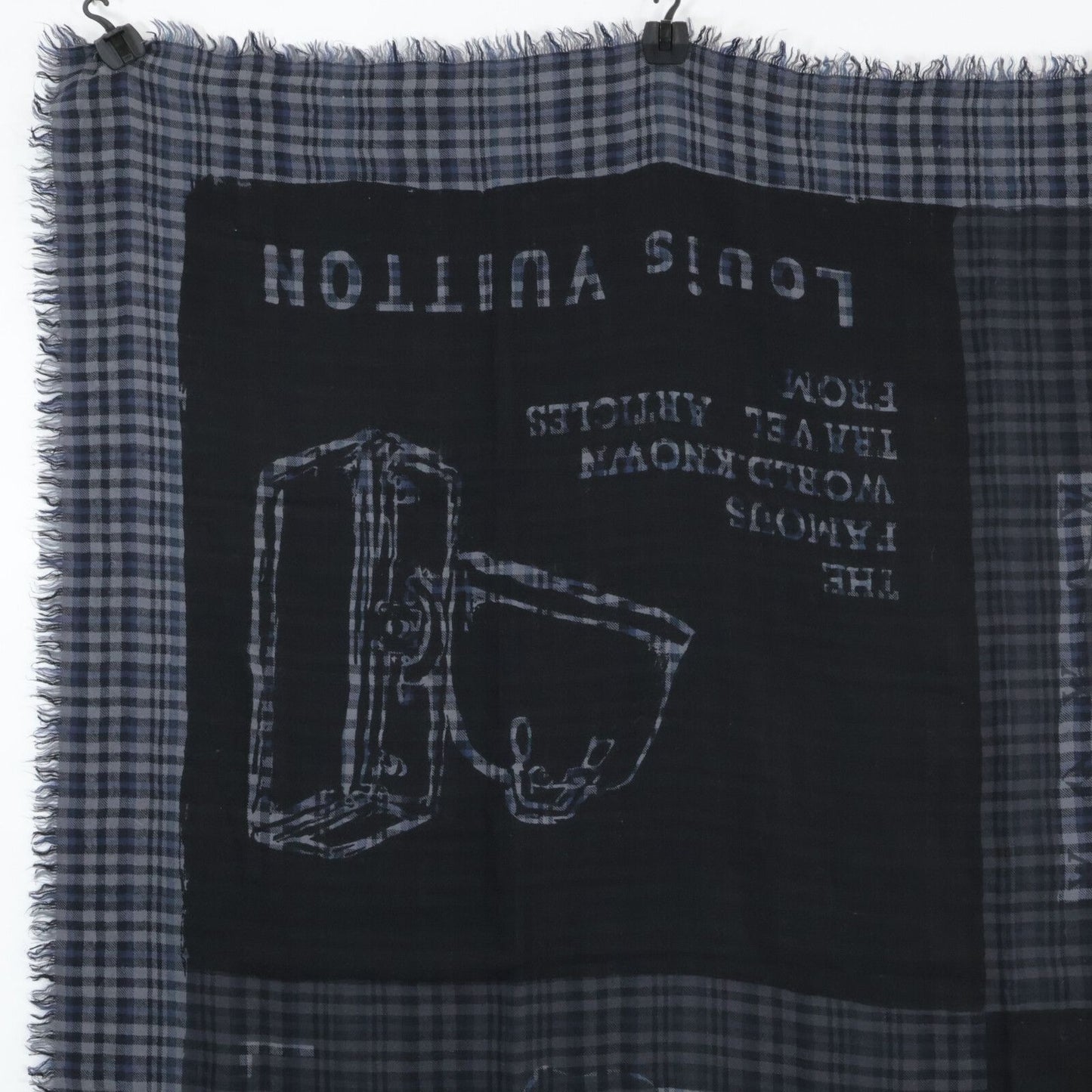 Louis Vuitton Plaid Letter Sling Scarf — view 3