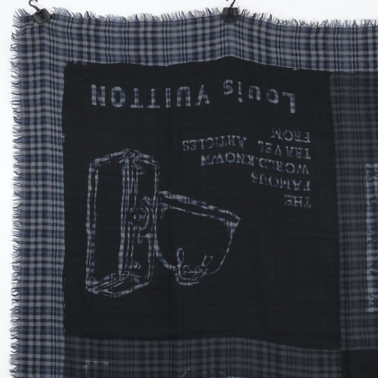 Louis Vuitton Plaid Letter Sling Scarf — view 3