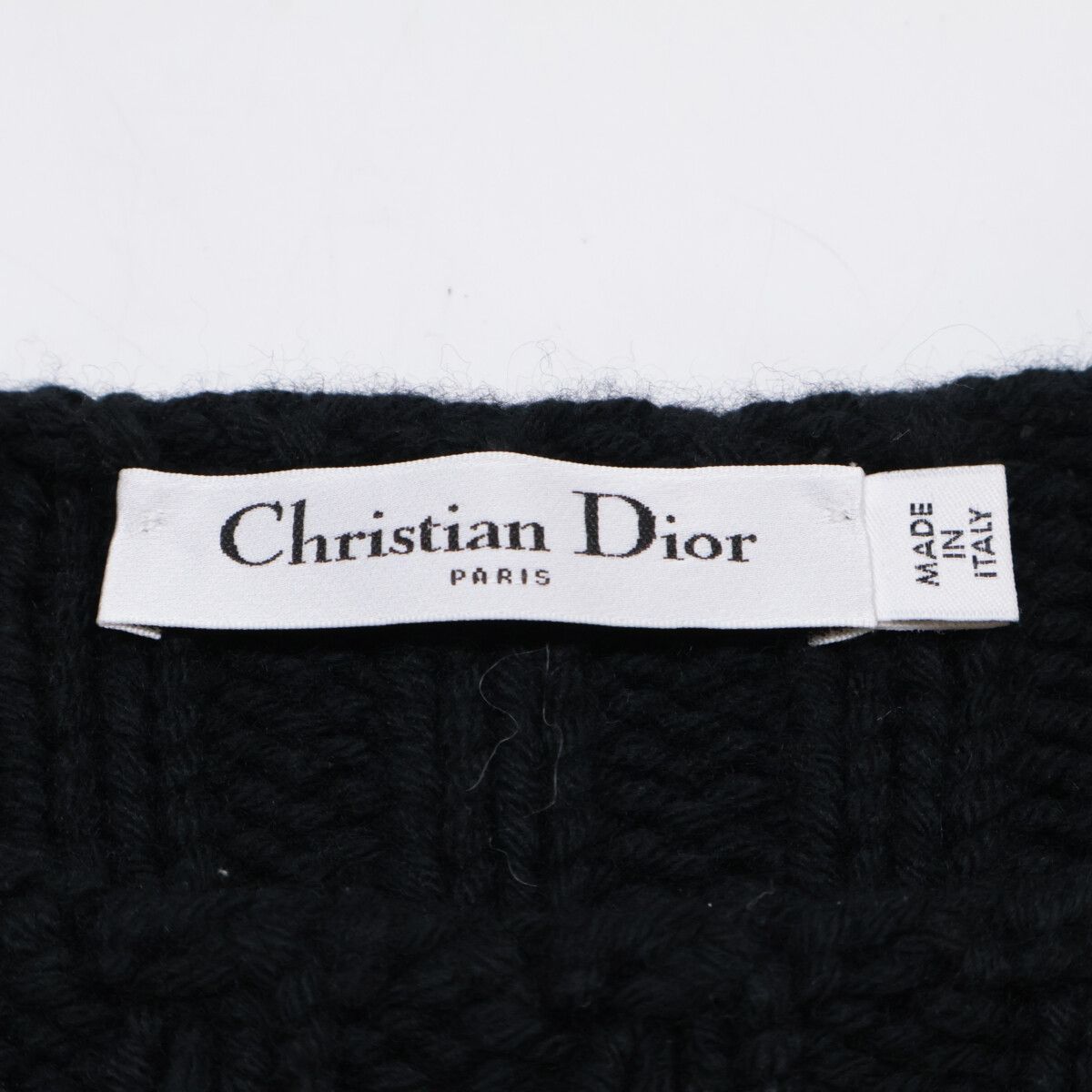 Dior Cashmere Wool Rabbit Knit Sweater — view 5