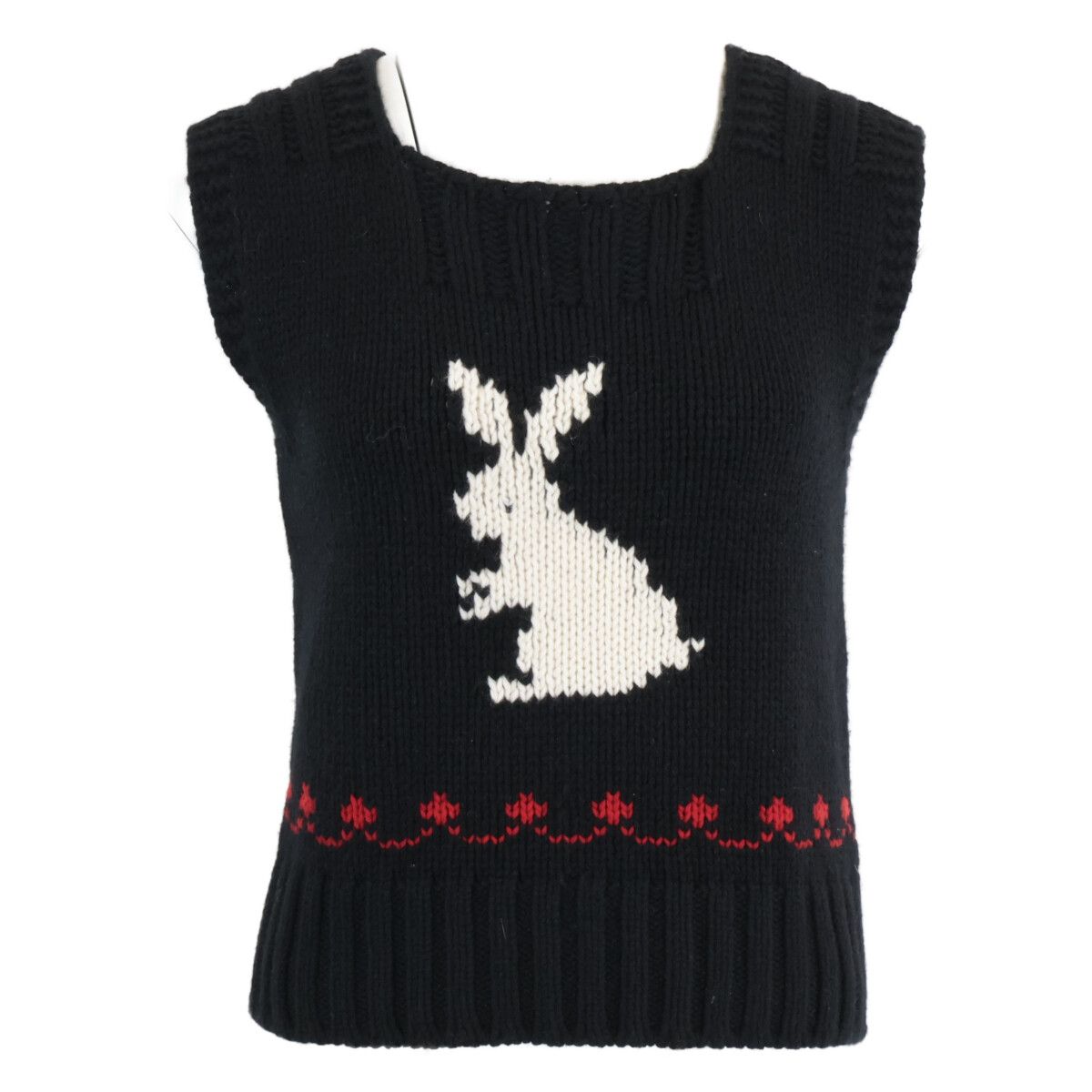 Dior Cashmere Wool Rabbit Knit Sweater
