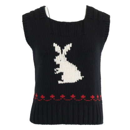 Dior Cashmere Wool Rabbit Knit Sweater