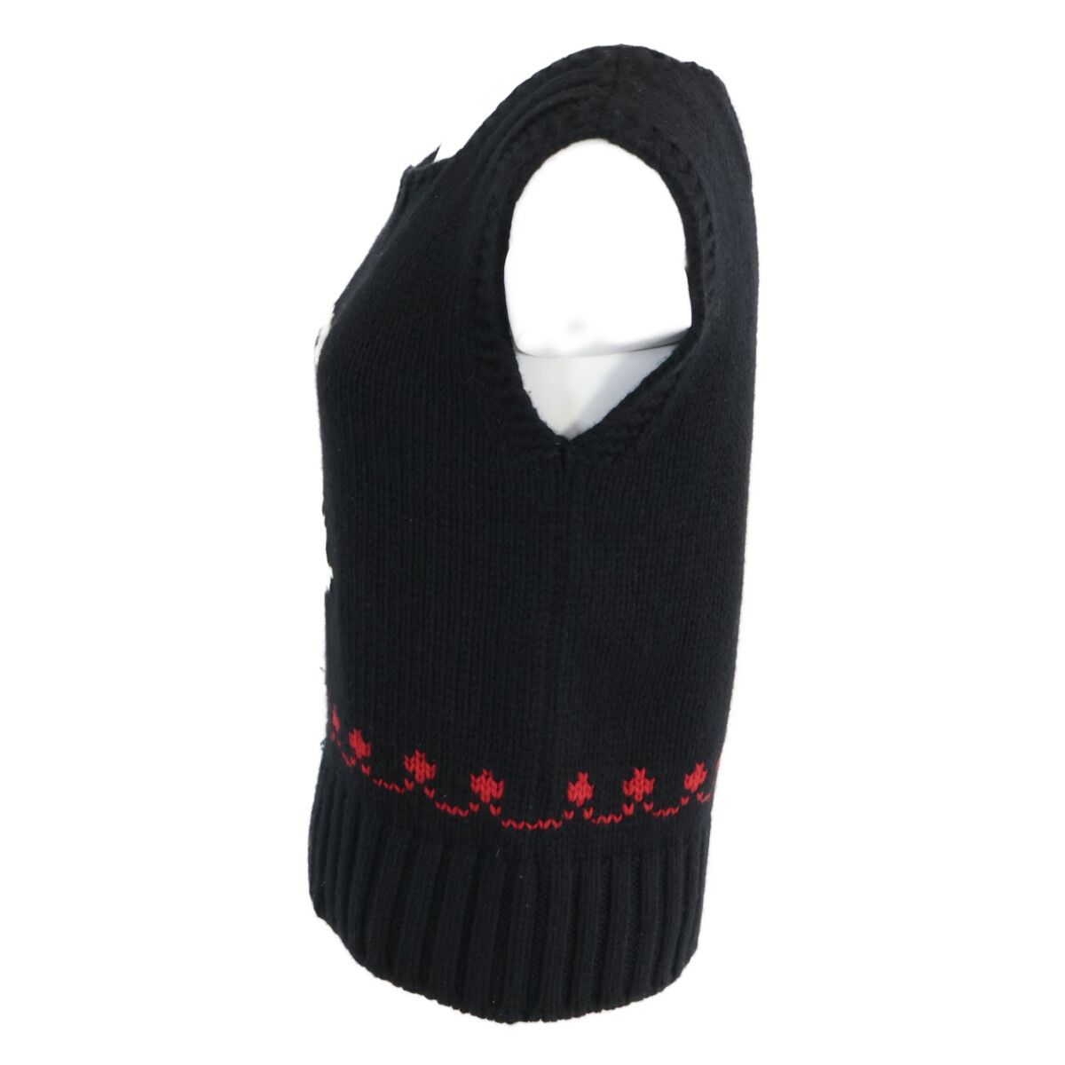 Dior Cashmere Wool Rabbit Knit Sweater — view 3