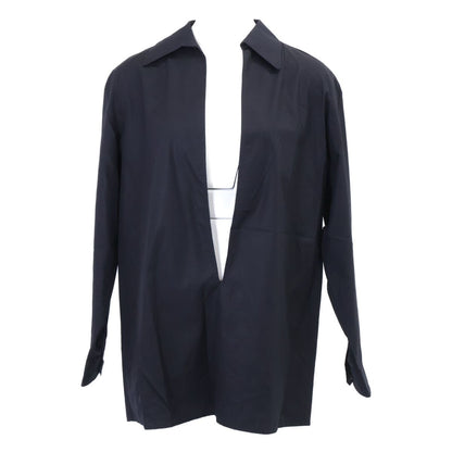 Hermes Cotton Vals Pullover Long Sleeve Shirt 38 Sweater