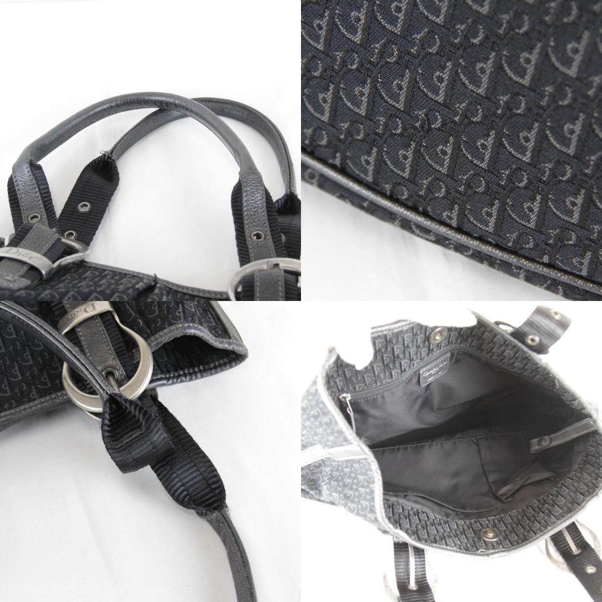 Dior Trotter Tote Canvas Black — view 9