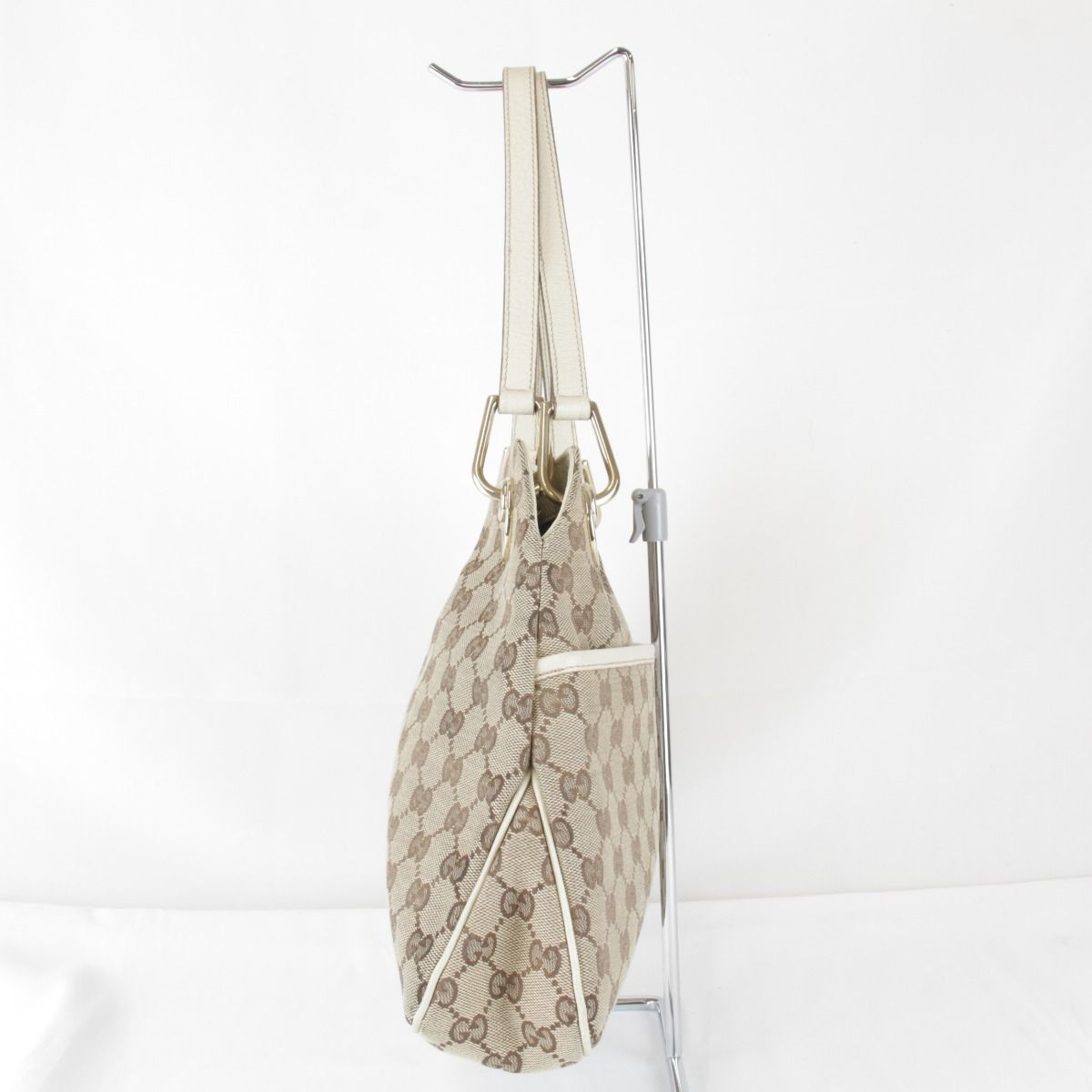 Gucci Tote GG Canvas Leather Brown — view 3