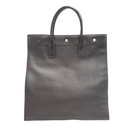 Saint Laurent North South Rib Gauche Tote Black — view 2