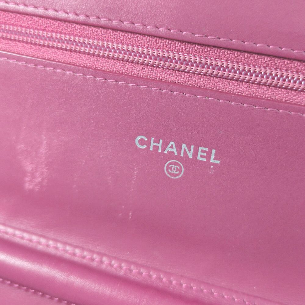 Chanel Chain Shoulder Bag Red — view 6