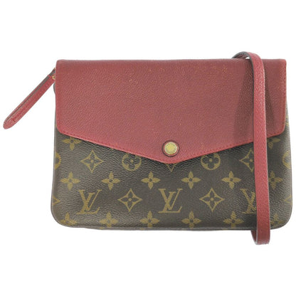 Louis Vuitton Monogram Twice Cerise Shoulder Bag Brown