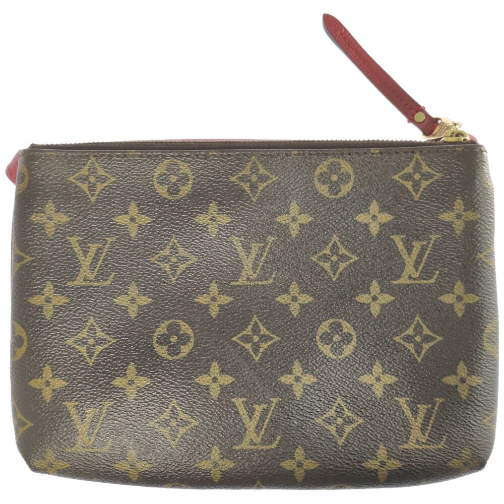 Louis Vuitton Monogram Twice Cerise Shoulder Bag Brown — view 3