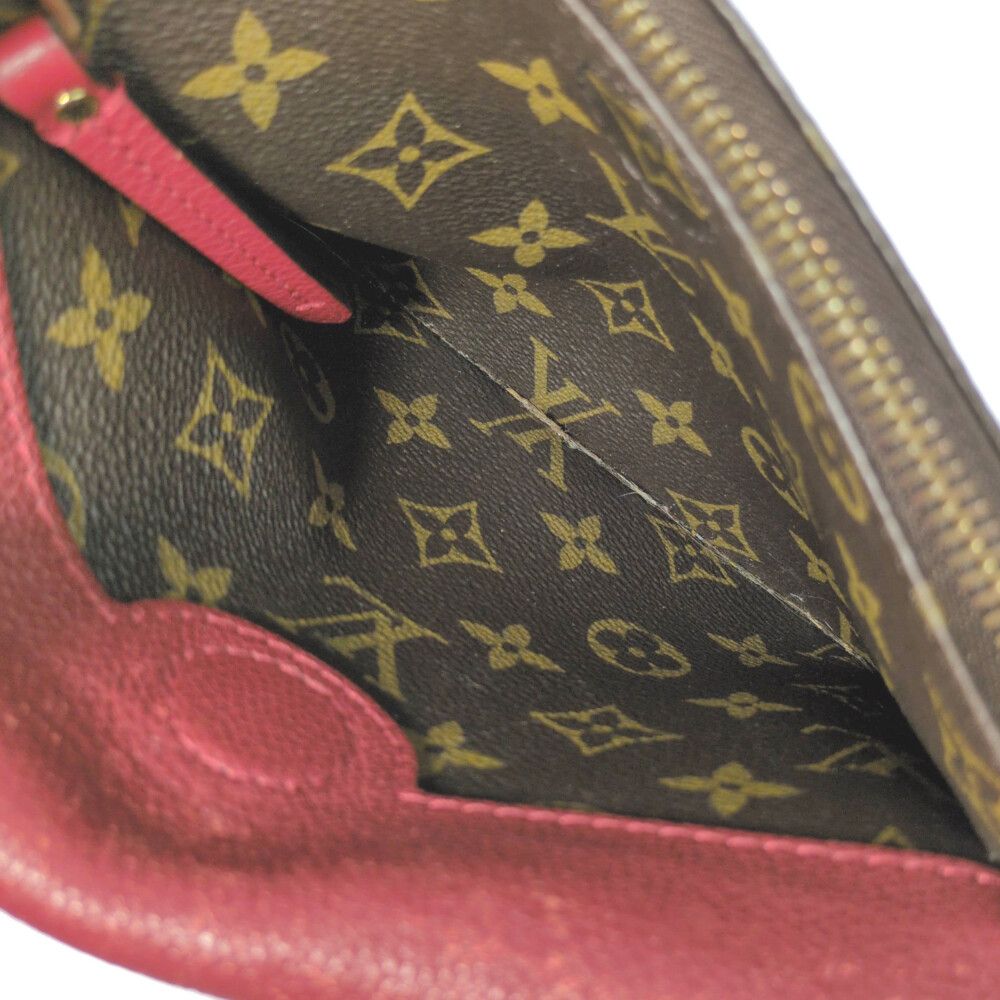 Louis Vuitton Monogram Twice Cerise Shoulder Bag Brown — view 8