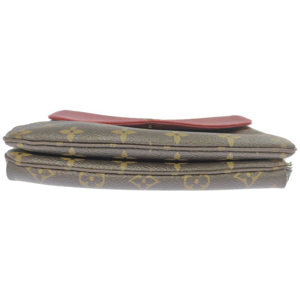 Louis Vuitton Monogram Twice Cerise Shoulder Bag Brown — view 4