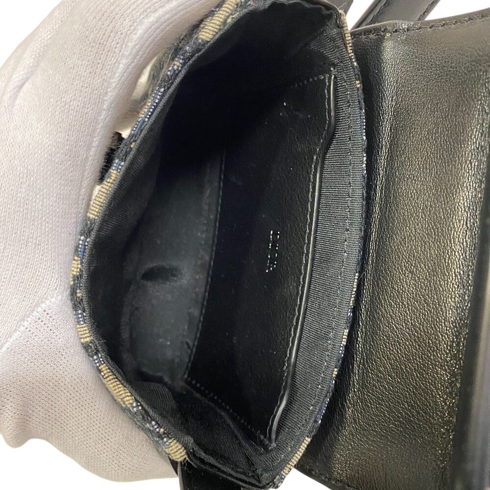 Dior O-Oblique Shoulder Bag Black — view 7