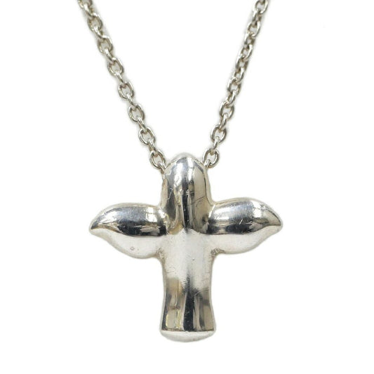 Tiffany & Co Elsa Peretti Bird Top Necklace Silver 41 cm