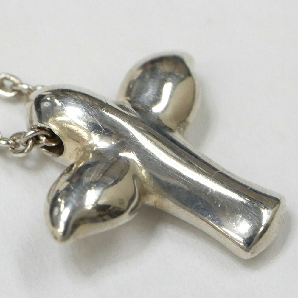 Tiffany & Co Elsa Peretti Bird Top Necklace Silver 41 cm — view 2