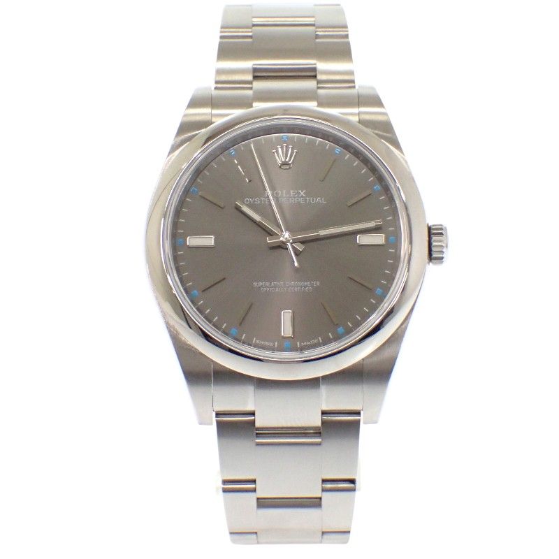 Rolex Oyster Perpetual Watch Stainless Steel Gray Dacrodium Automatic Winding — view 2