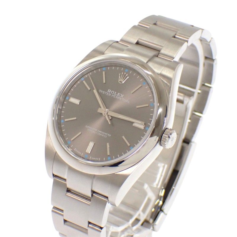 Rolex Oyster Perpetual Watch Stainless Steel Gray Dacrodium Automatic Winding — view 3