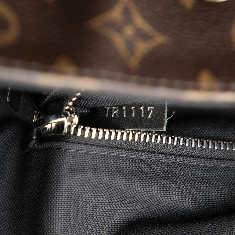 Louis Vuitton Monogram Macassar Christopher PM Backpack Brown Noir Black Leather — view 6