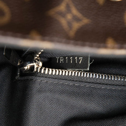Louis Vuitton Monogram Macassar Christopher PM Backpack Brown Noir Black Leather — view 6