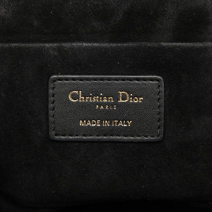 Dior Cannage Small Vanity Shoulder Bag 2-Way Black Leather — view 5