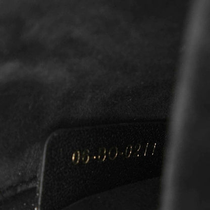 Dior Cannage Small Vanity Shoulder Bag 2-Way Black Leather — view 6