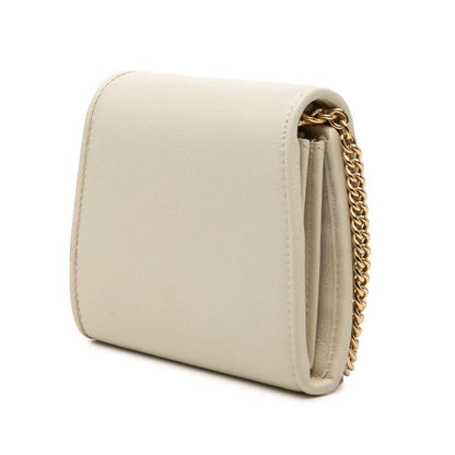 Gucci Interlocking Blanc Di Chain Wallet Shoulder Bag White Leather — view 2
