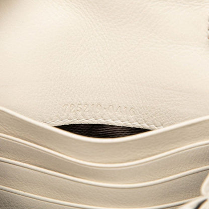 Gucci Interlocking Blanc Di Chain Wallet Shoulder Bag White Leather — view 6