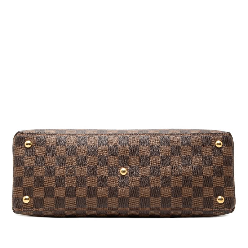 Louis Vuitton Damier LV Riverside 2-Way Shoulder Bag Brown Riduvant Leather — view 3