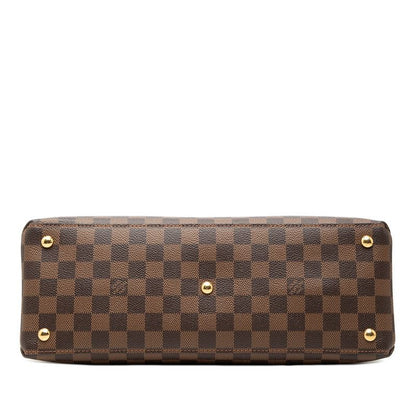 Louis Vuitton Damier LV Riverside 2-Way Shoulder Bag Brown Riduvant Leather — view 3