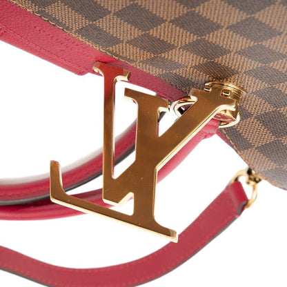 Louis Vuitton Damier LV Riverside 2-Way Shoulder Bag Brown Riduvant Leather — view 4
