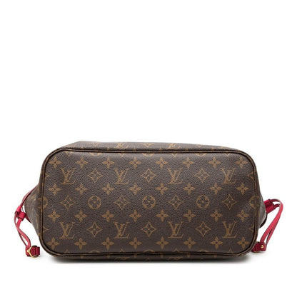 Louis Vuitton Monogram Ikat Flower Neverfull MM Tote Shoulder Bag Brown Rose — view 3