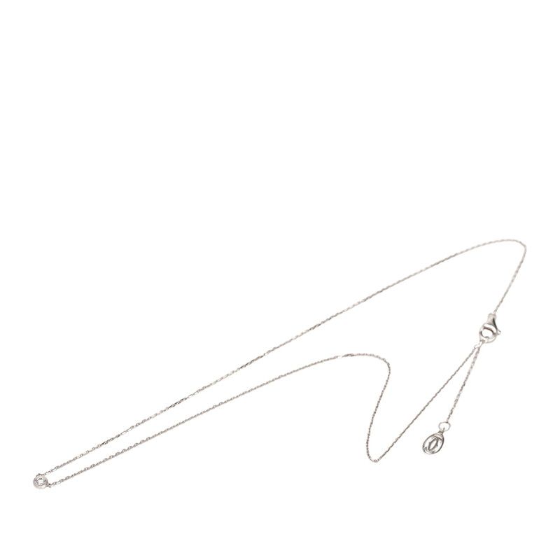 Cartier Diamant Leger d'Amour XS Necklace 18k White Gold — view 3