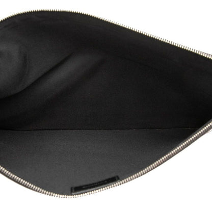 Dior Homme Trotter Check Clutch Red Black Gray Leather — view 4