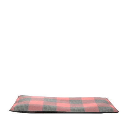 Dior Homme Trotter Check Clutch Red Black Gray Leather — view 3