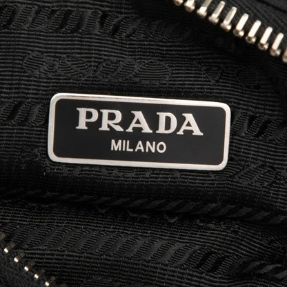 Prada Re Edition Chain 2-Way Shoulder Bag Black Nylon Leather — view 5