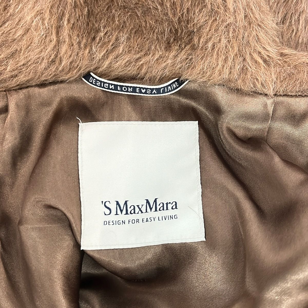 Max Mara S Coat 42 M Brown Long Sleeve Winter — view 3